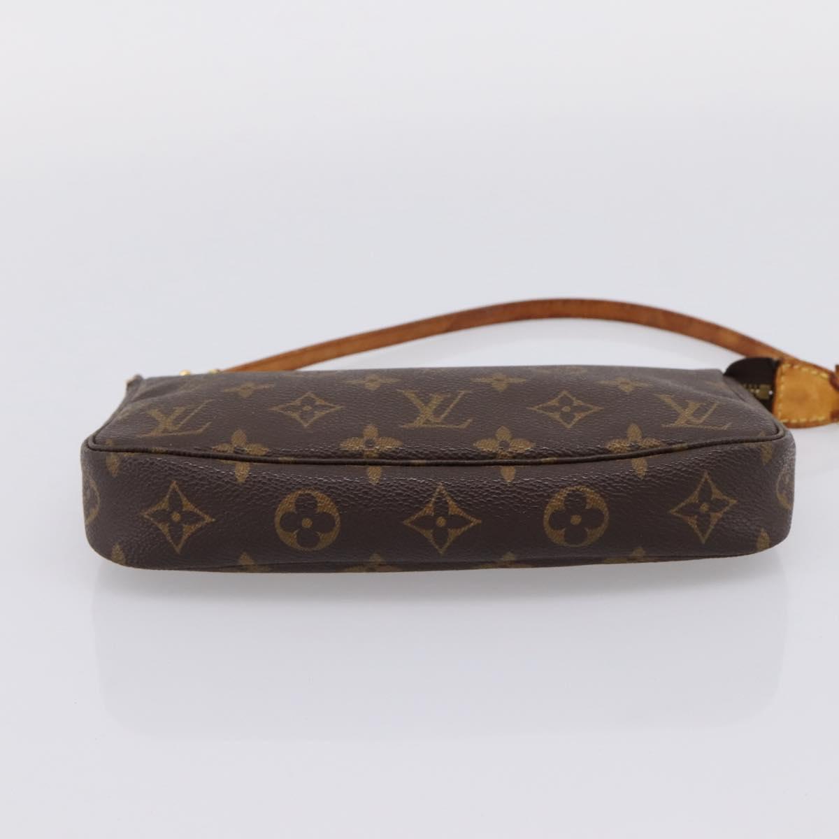 LOUIS VUITTON Monogram Pochette Accessoires Pouch M51980 LV Auth 206030