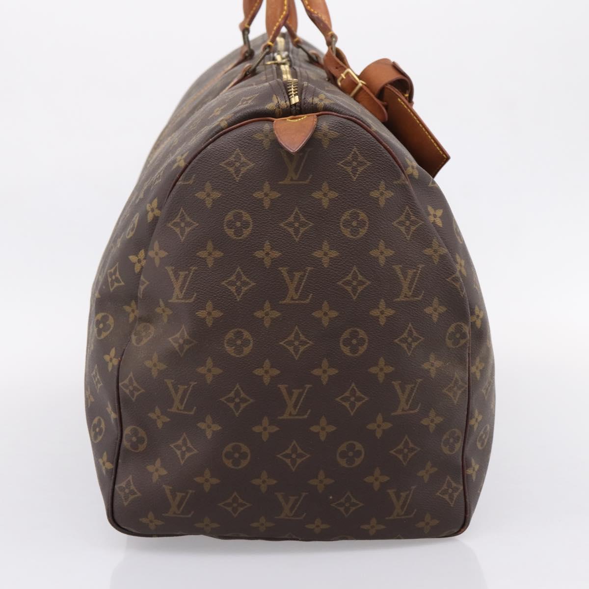 LOUIS VUITTON Monogram Keepall 60 Boston Bag M41422 LV Auth 206035