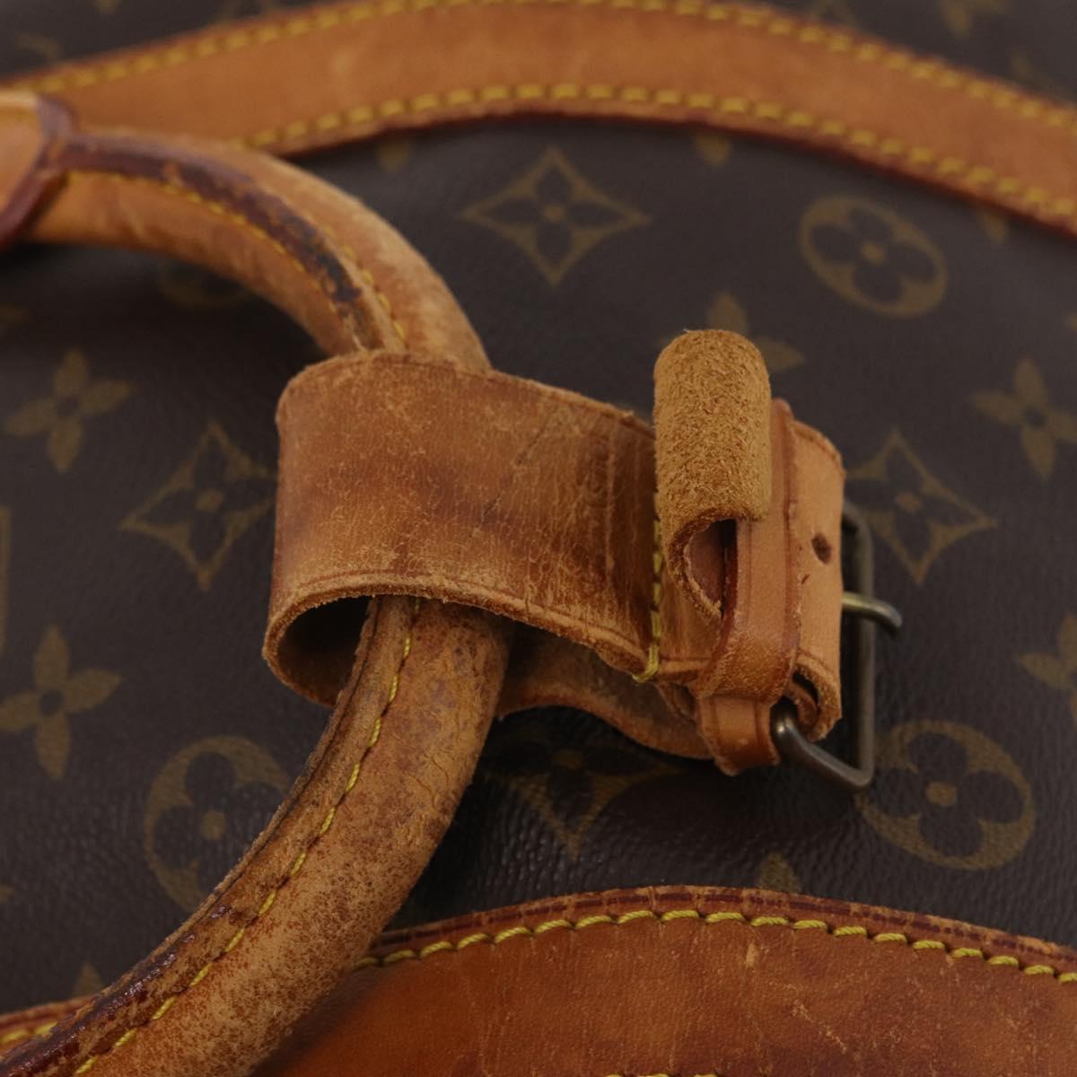 LOUIS VUITTON Monogram Keepall 55 Boston Bag M41424 LV Auth 206036