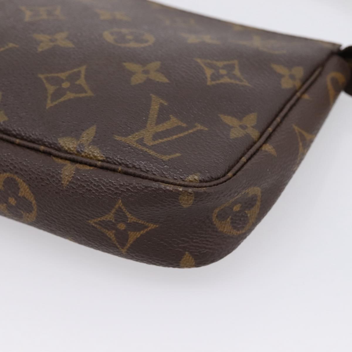 LOUIS VUITTON Monogram Pochette Accessoires Pouch M51980 LV Auth 206038