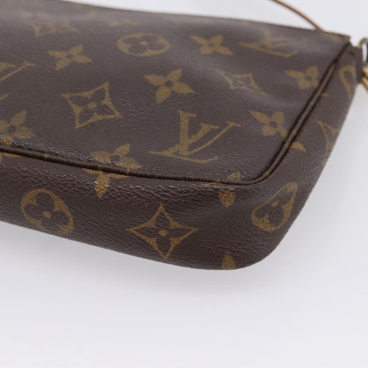 LOUIS VUITTON Monogram Pochette Accessoires Pouch M51980 LV Auth 206038