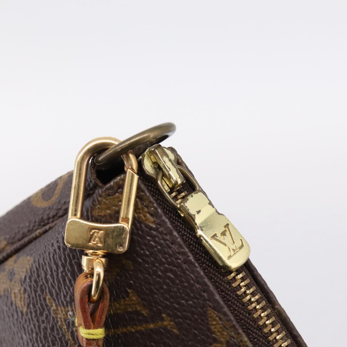 LOUIS VUITTON Monogram Pochette Accessoires Pouch M51980 LV Auth 206038