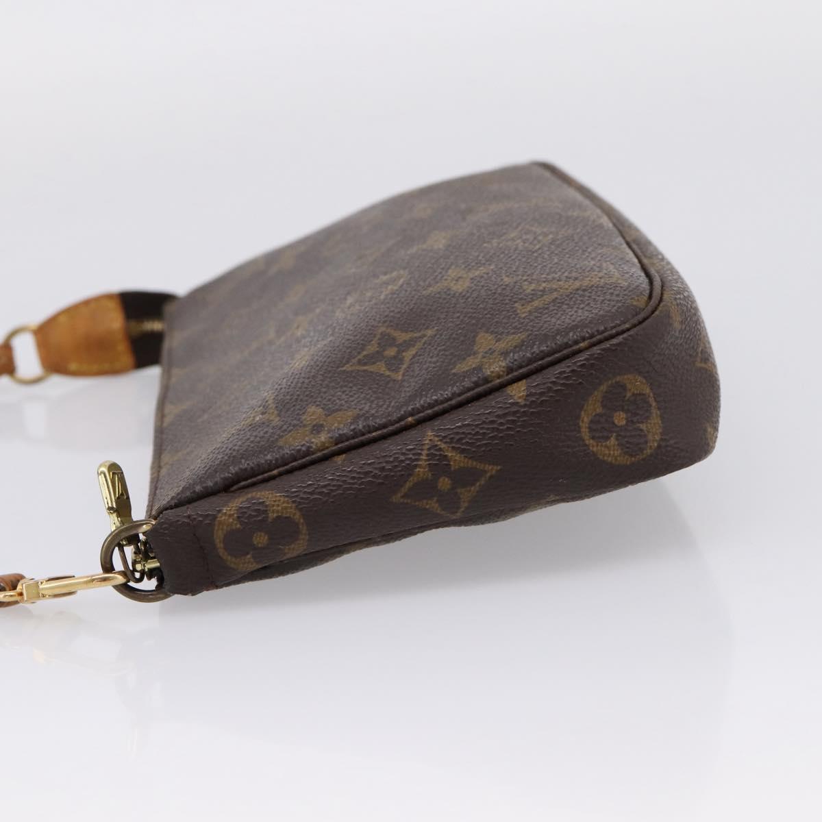 LOUIS VUITTON Monogram Pochette Accessoires Pouch M51980 LV Auth 206038