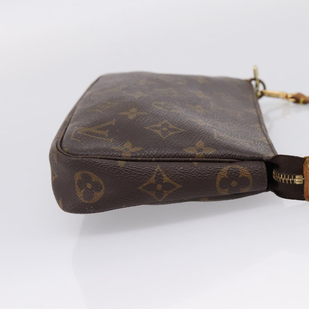 LOUIS VUITTON Monogram Pochette Accessoires Pouch M51980 LV Auth 206038