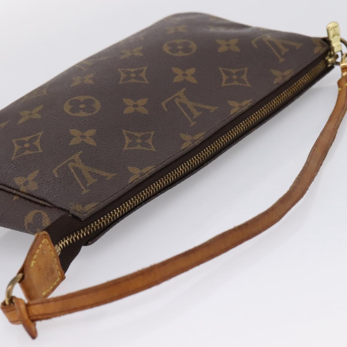 LOUIS VUITTON Monogram Pochette Accessoires Pouch M51980 LV Auth 206038