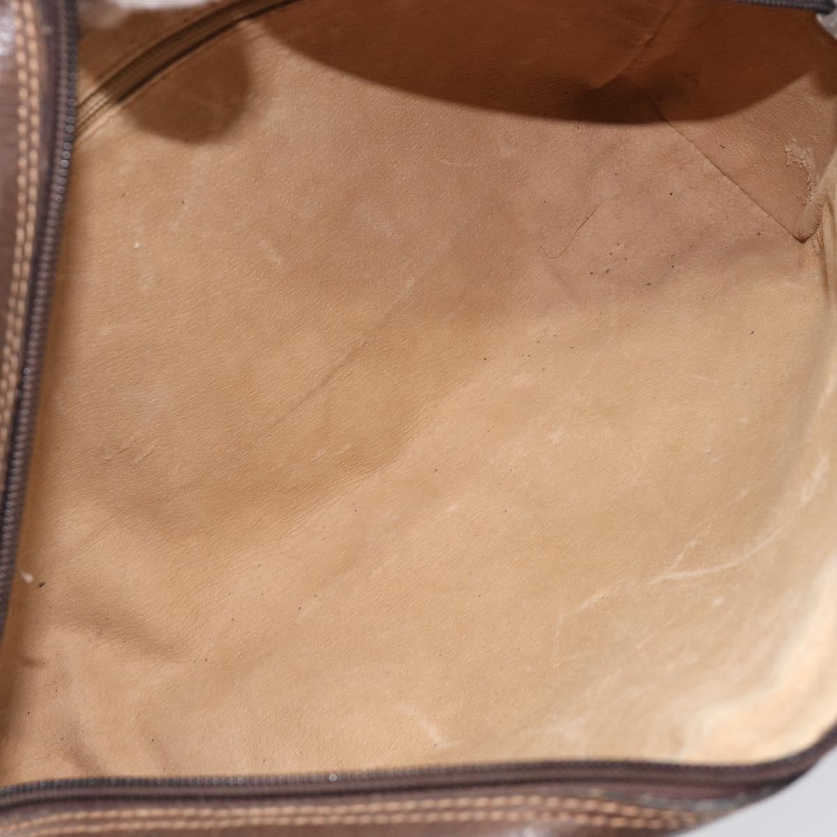 GUCCI GG Supreme Web Sherry Line Bag PVC Leather Beige Gold 010 378 Auth 206039