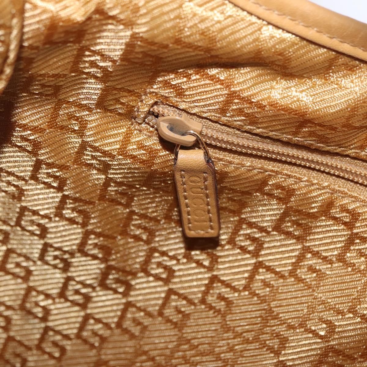 GUCCI Bamboo Jackie Shoulder Bag Suede Pink Gold 001 4060 Auth 206044A