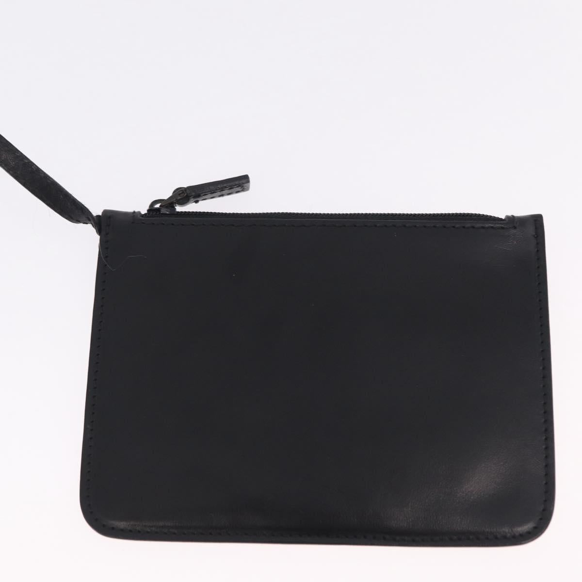 GUCCI GG Canvas Tote Bag Black Silver 101919 Auth 206047