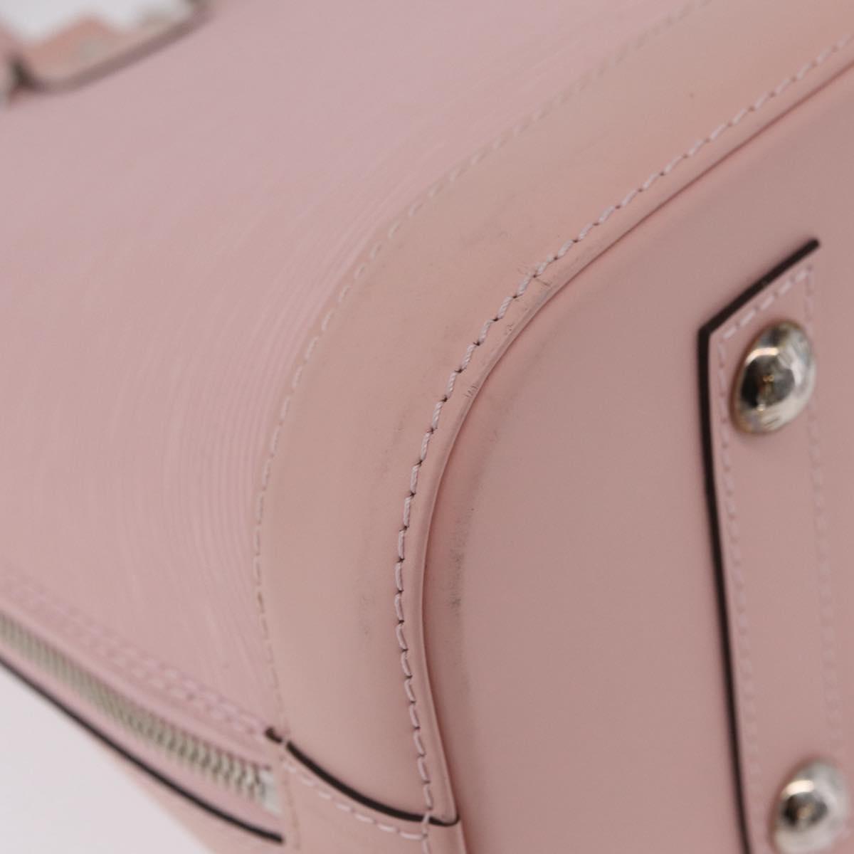LOUIS VUITTON Epi Alma PM Hand Bag Rose Claire M41323 LV Auth 206051V