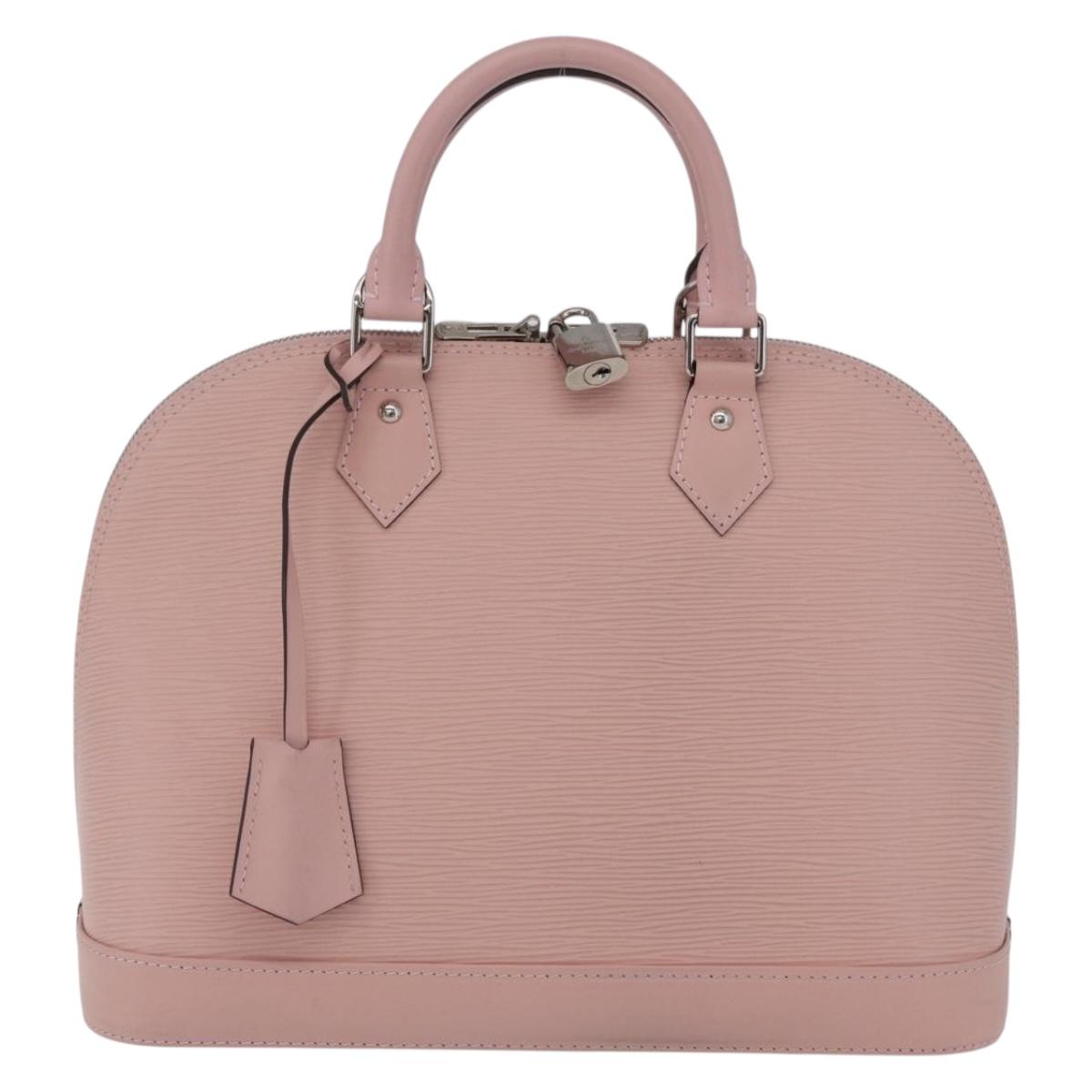 LOUIS VUITTON Epi Alma PM Hand Bag Rose Claire M41323 LV Auth 206051V