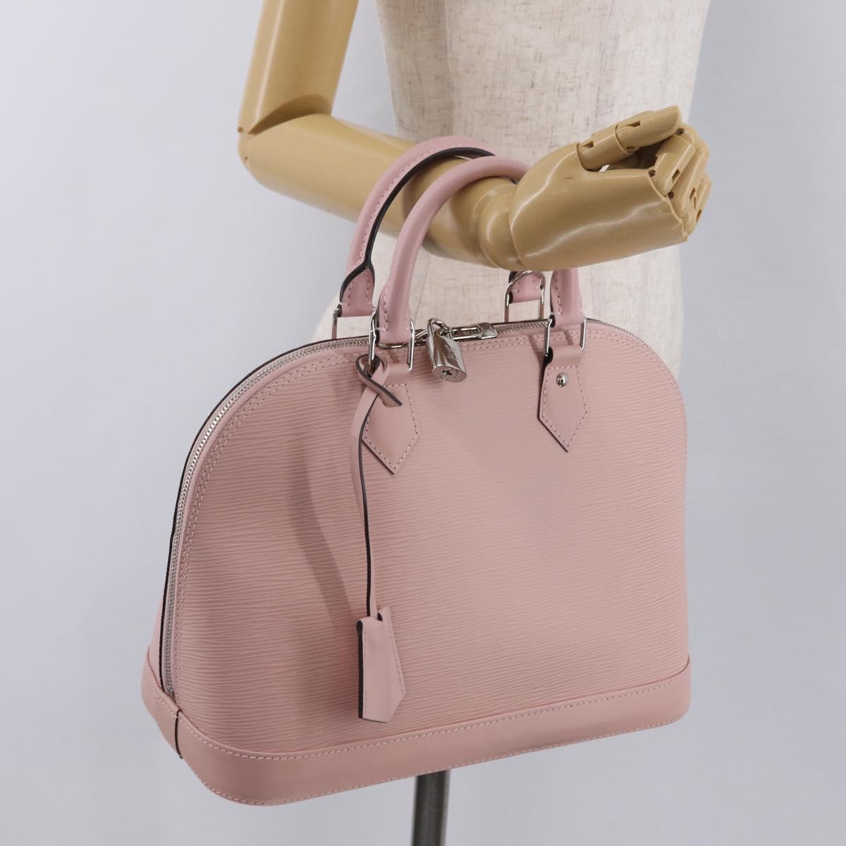 LOUIS VUITTON Epi Alma PM Hand Bag Rose Claire M41323 LV Auth 206051V