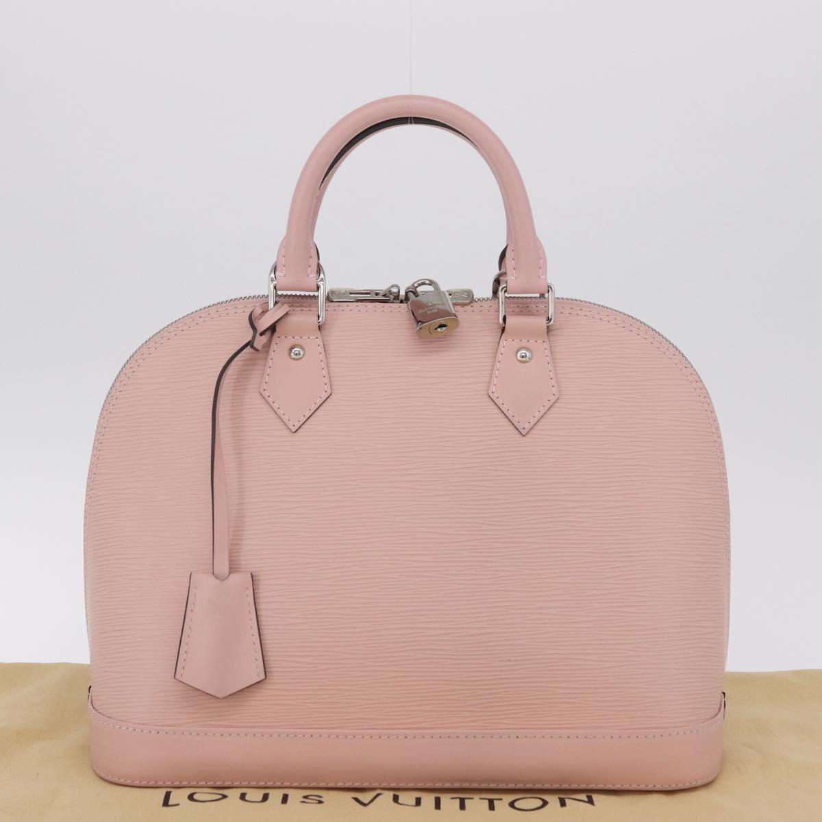 LOUIS VUITTON Epi Alma PM Hand Bag Rose Claire M41323 LV Auth 206051V