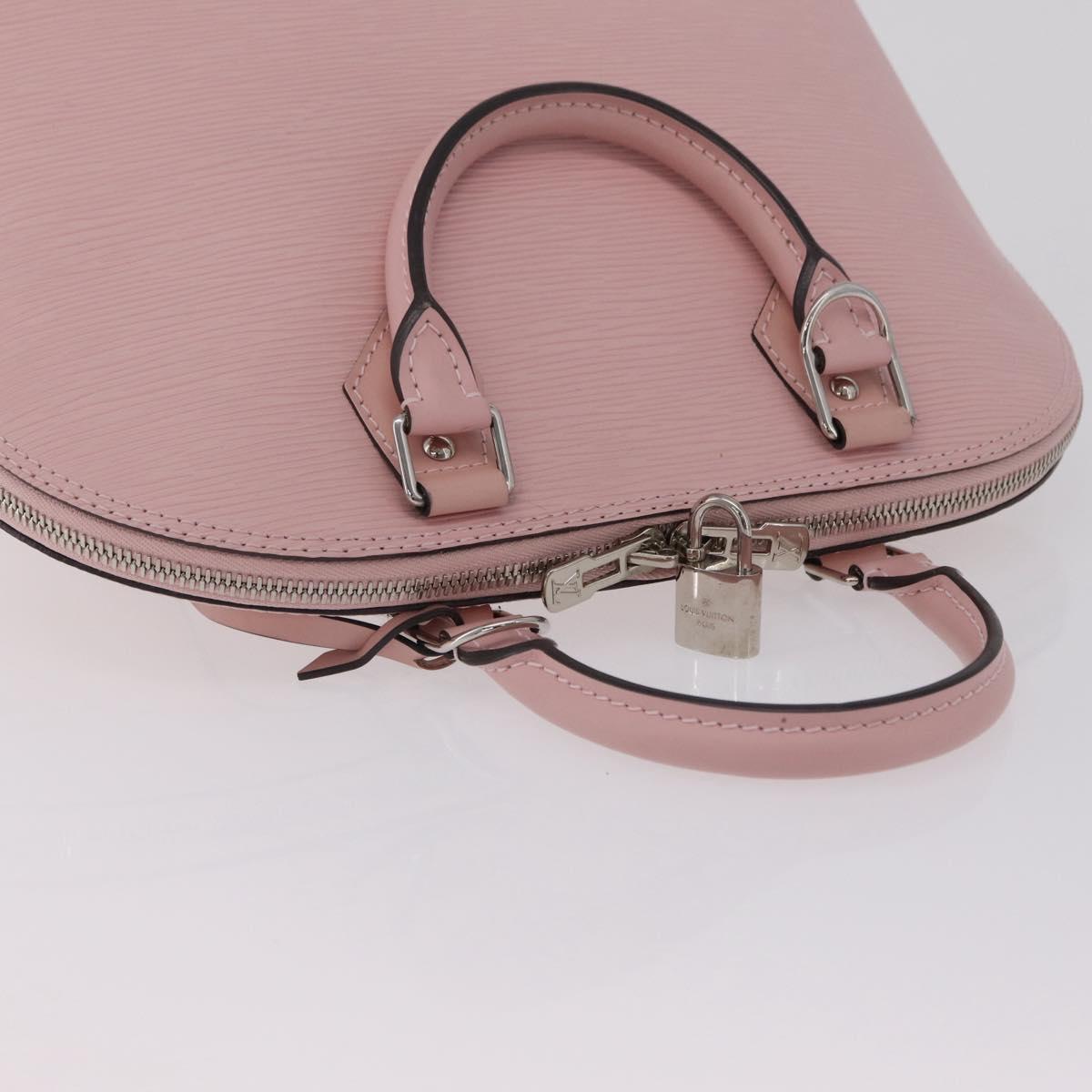 LOUIS VUITTON Epi Alma PM Hand Bag Rose Claire M41323 LV Auth 206051V