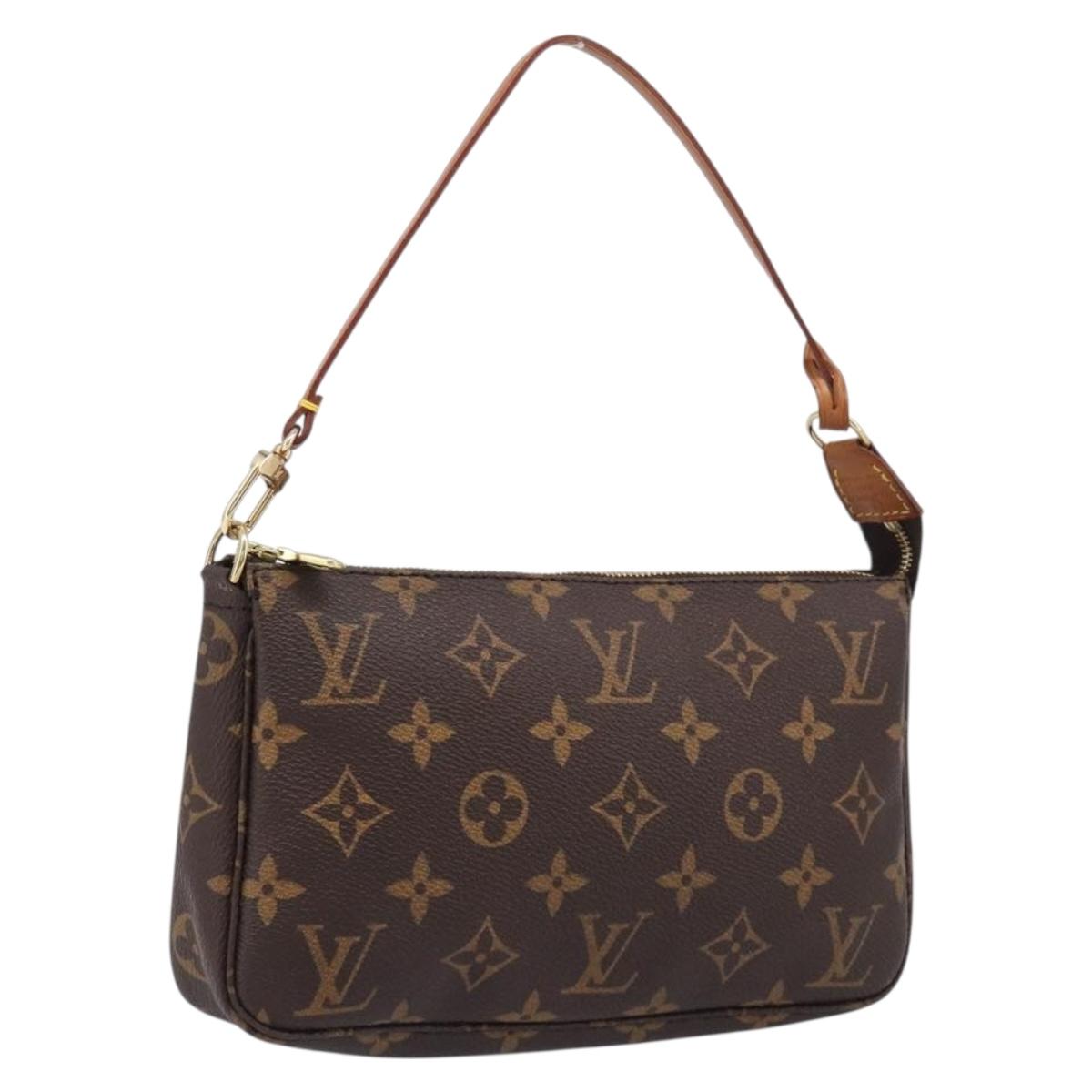LOUIS VUITTON Monogram Pochette Accessoires Pouch M51980 LV Auth 206059A