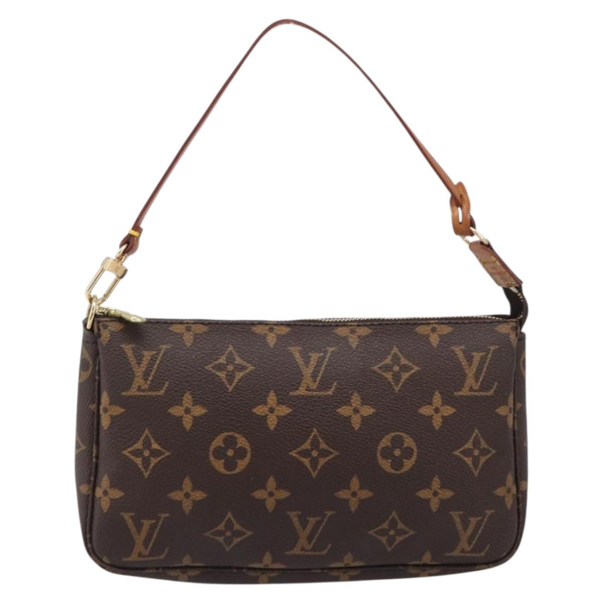 LOUIS VUITTON Monogram Pochette Accessoires Pouch M51980 LV Auth 206059A