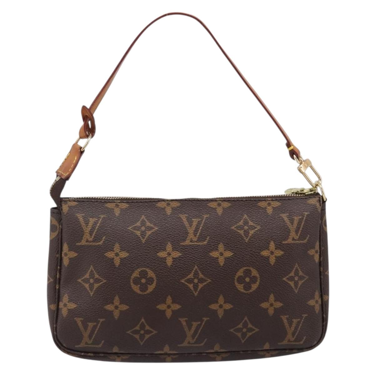 LOUIS VUITTON Monogram Pochette Accessoires Pouch M51980 LV Auth 206059A