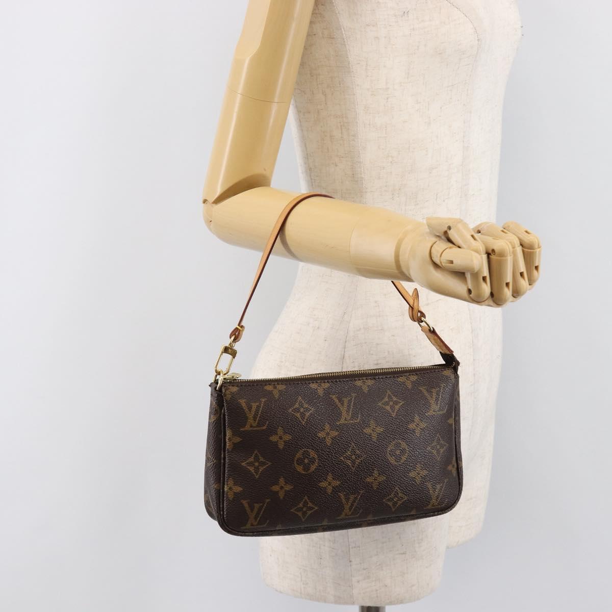 LOUIS VUITTON Monogram Pochette Accessoires Pouch M51980 LV Auth 206063V