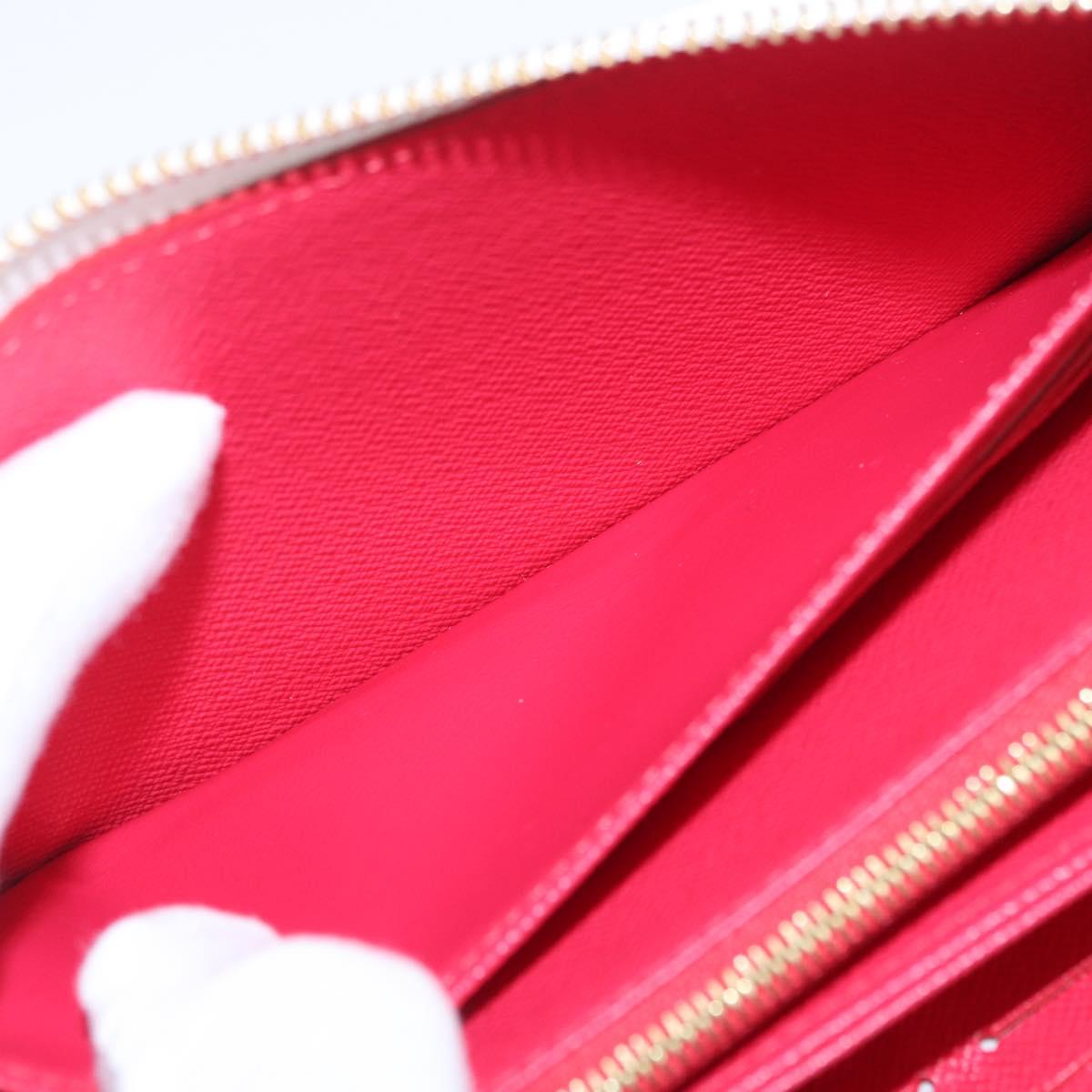 LOUIS VUITTON Monogram Cherry Zippy Long Wallet White M14240 LV Auth 206069SAM