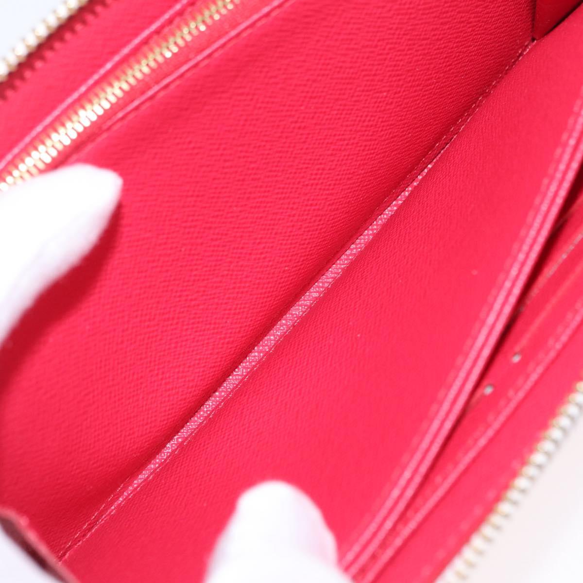 LOUIS VUITTON Monogram Cherry Zippy Long Wallet White M14240 LV Auth 206069SAM