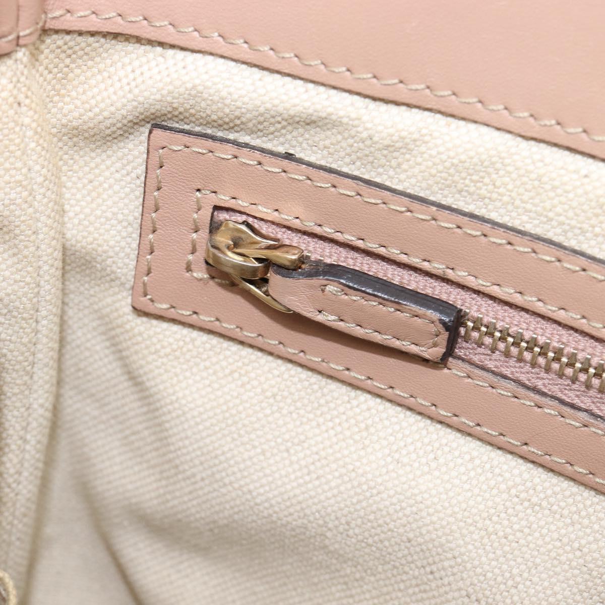 GUCCI GG Canvas Mayfair Shoulder Bag Beige Gold 257065 Auth 206073V