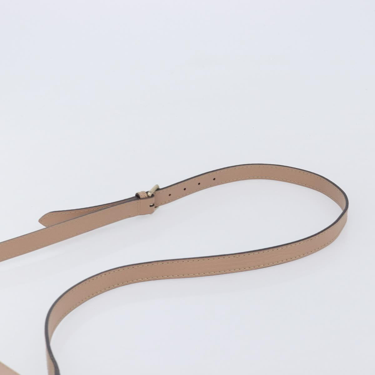GUCCI GG Canvas Mayfair Shoulder Bag Beige Gold 257065 Auth 206073V