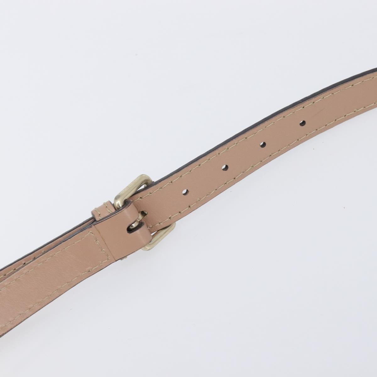 GUCCI GG Canvas Mayfair Shoulder Bag Beige Gold 257065 Auth 206073V