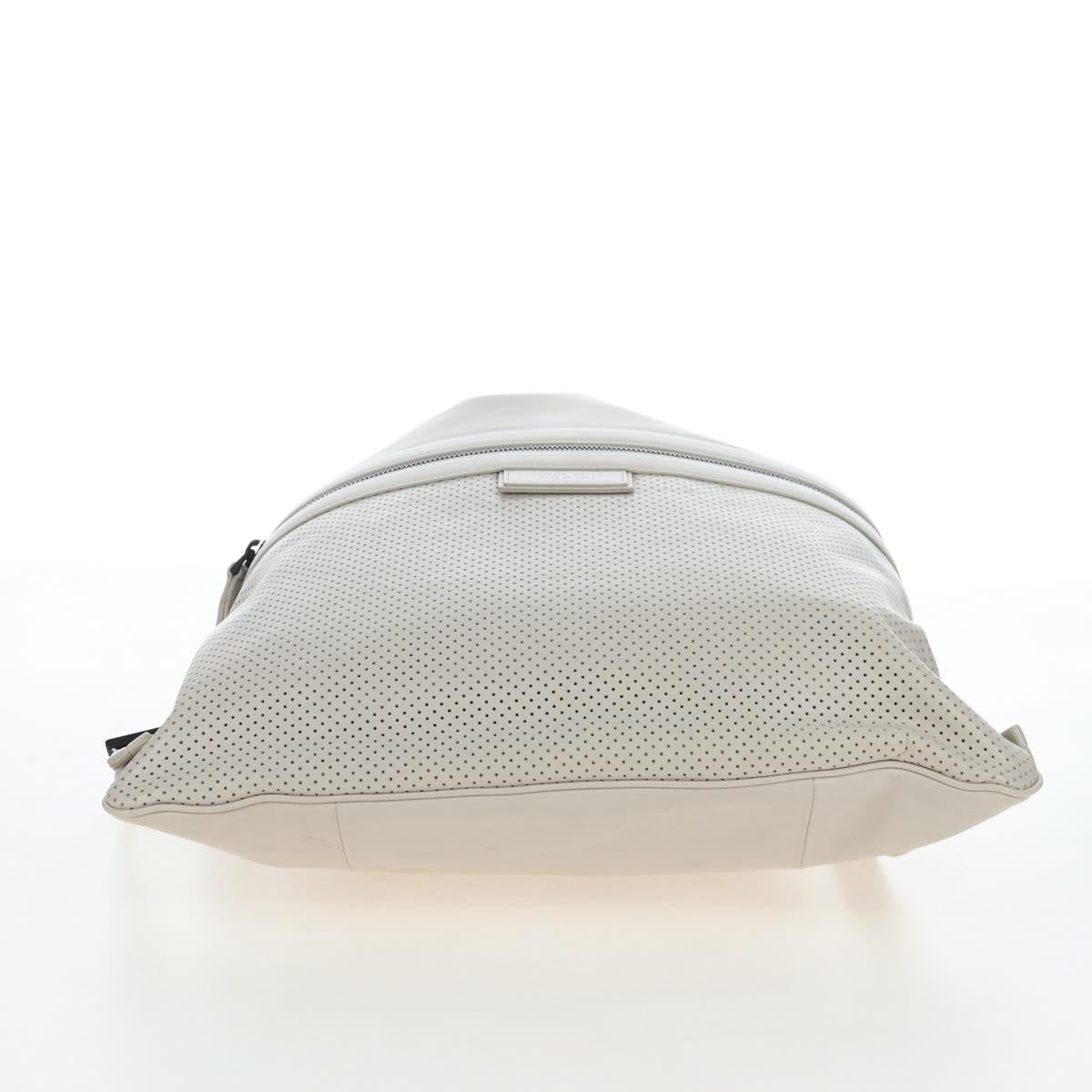 BOTTEGA VENETA Backpack Leather 2way Ivory Auth 206074V