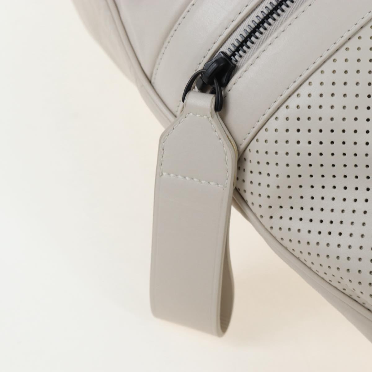 BOTTEGA VENETA Backpack Leather 2way Ivory Auth 206074V