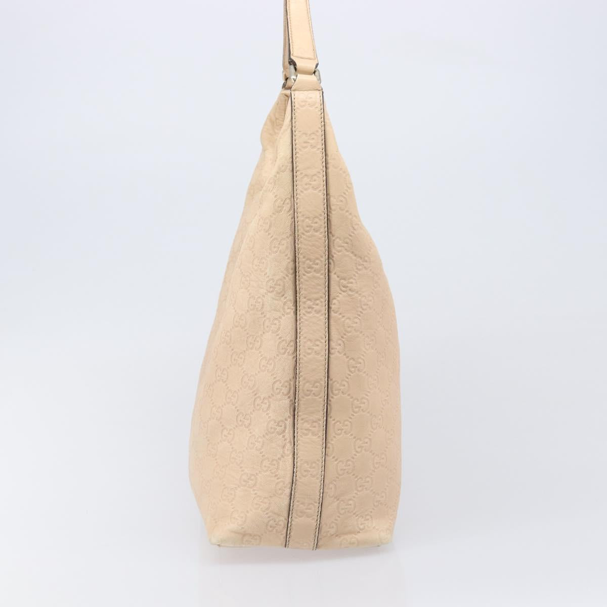 GUCCI Guccissima GG Canvas Shoulder Bag Outlet Pink Gold 257299 Auth 206078