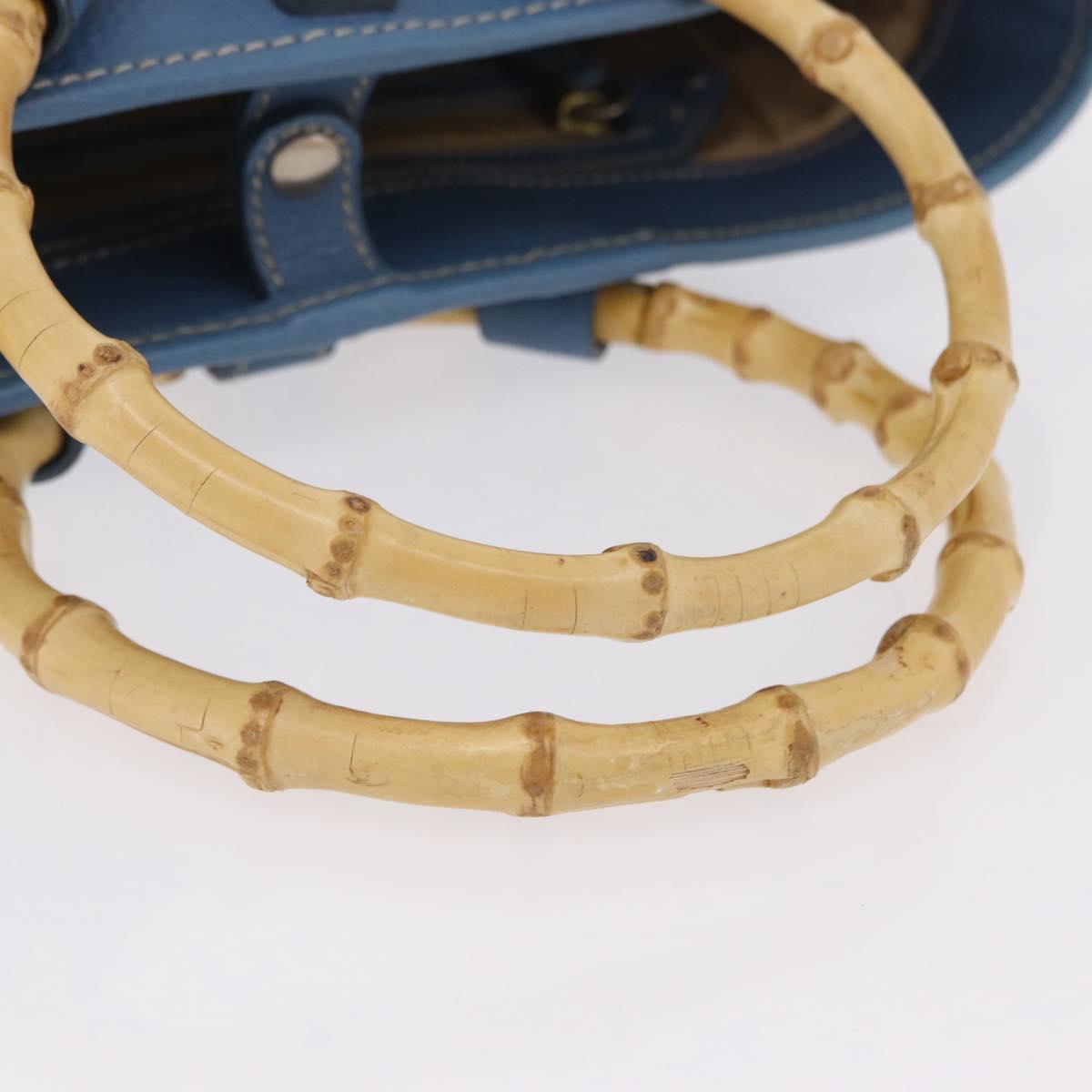 Miu Miu Hand Bag Raffia Beige Gold Auth 206081V