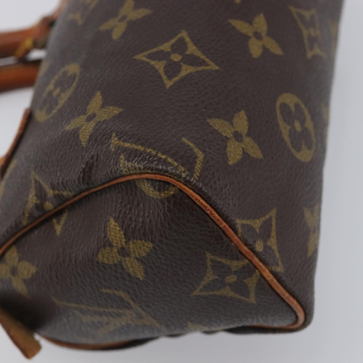 LOUIS VUITTON Monogram Mini Speedy Hand Bag M41534 LV Auth 206084