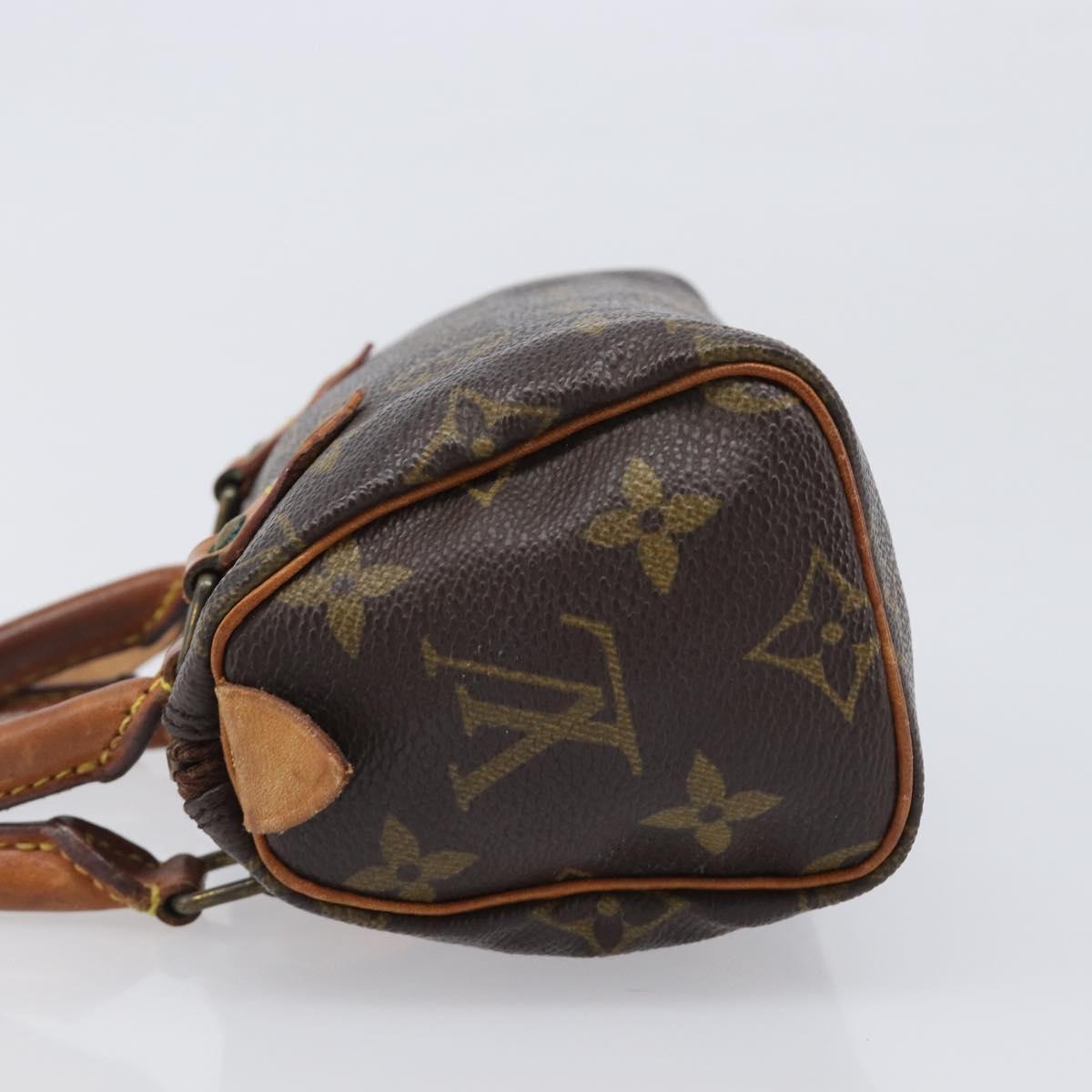 LOUIS VUITTON Monogram Mini Speedy Hand Bag M41534 LV Auth 206084