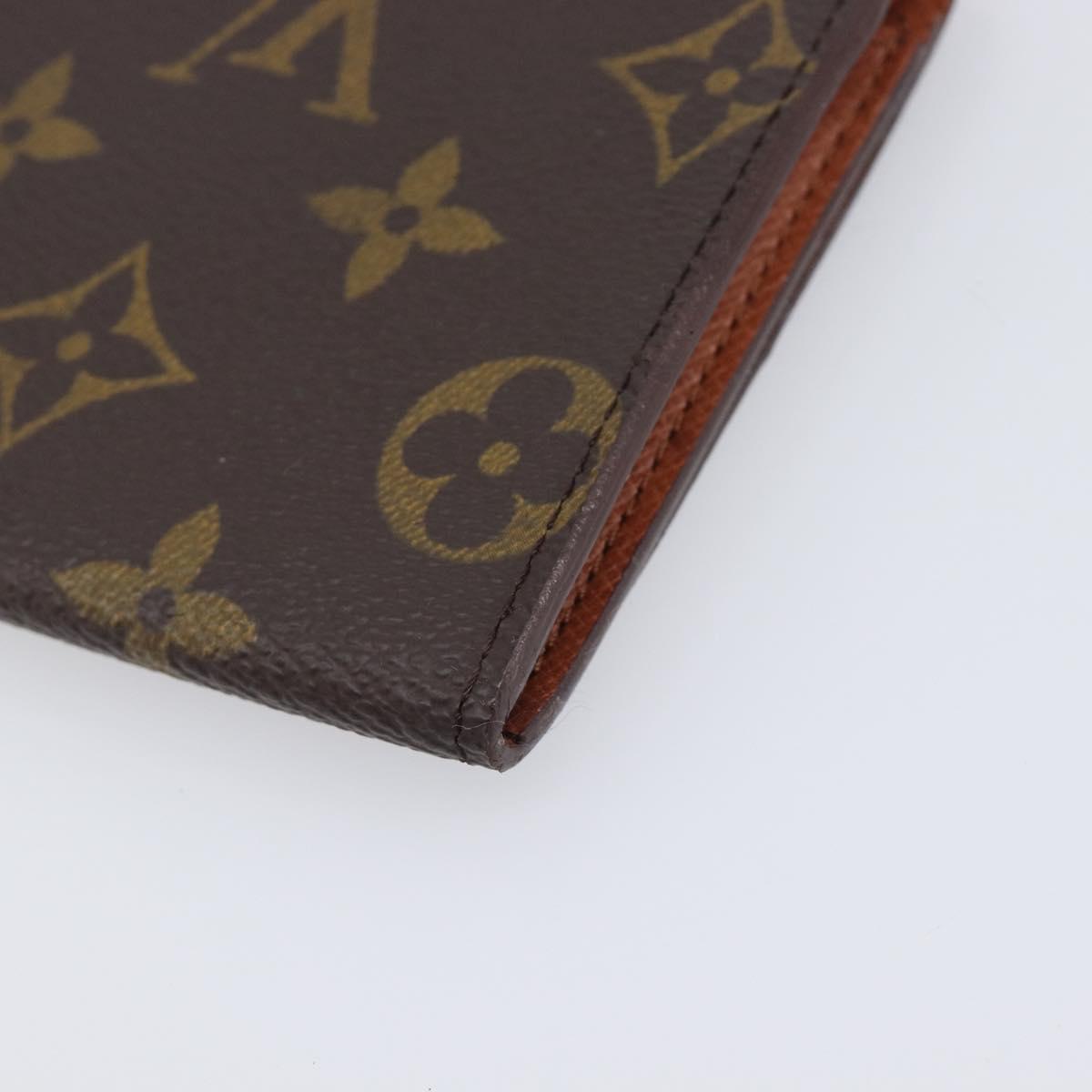 LOUIS VUITTON Monogram Porte En 3 Credit Long Wallet M61818 LV Auth 206092V