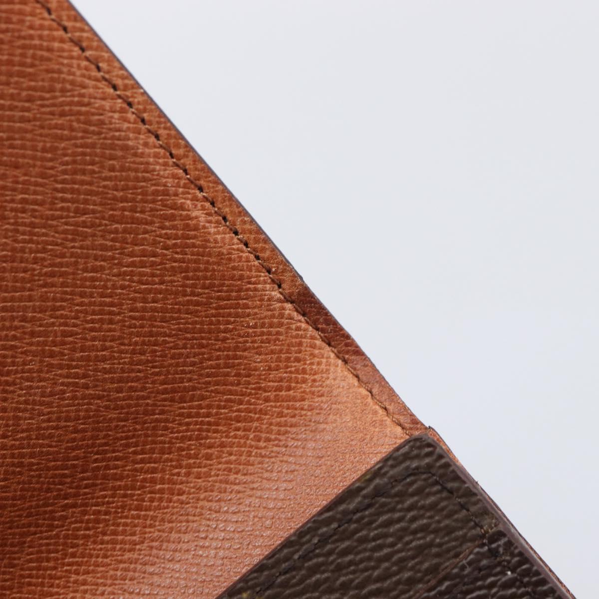 LOUIS VUITTON Monogram Porte En 3 Credit Long Wallet M61818 LV Auth 206092V