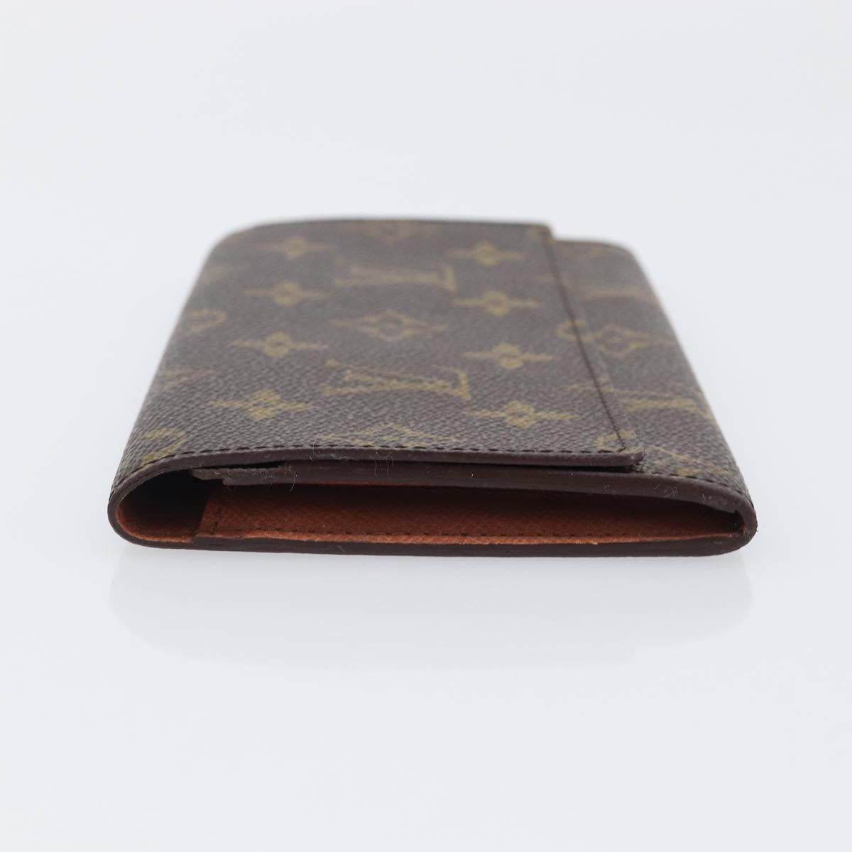 LOUIS VUITTON Monogram Porte En 3 Credit Long Wallet M61818 LV Auth 206092V