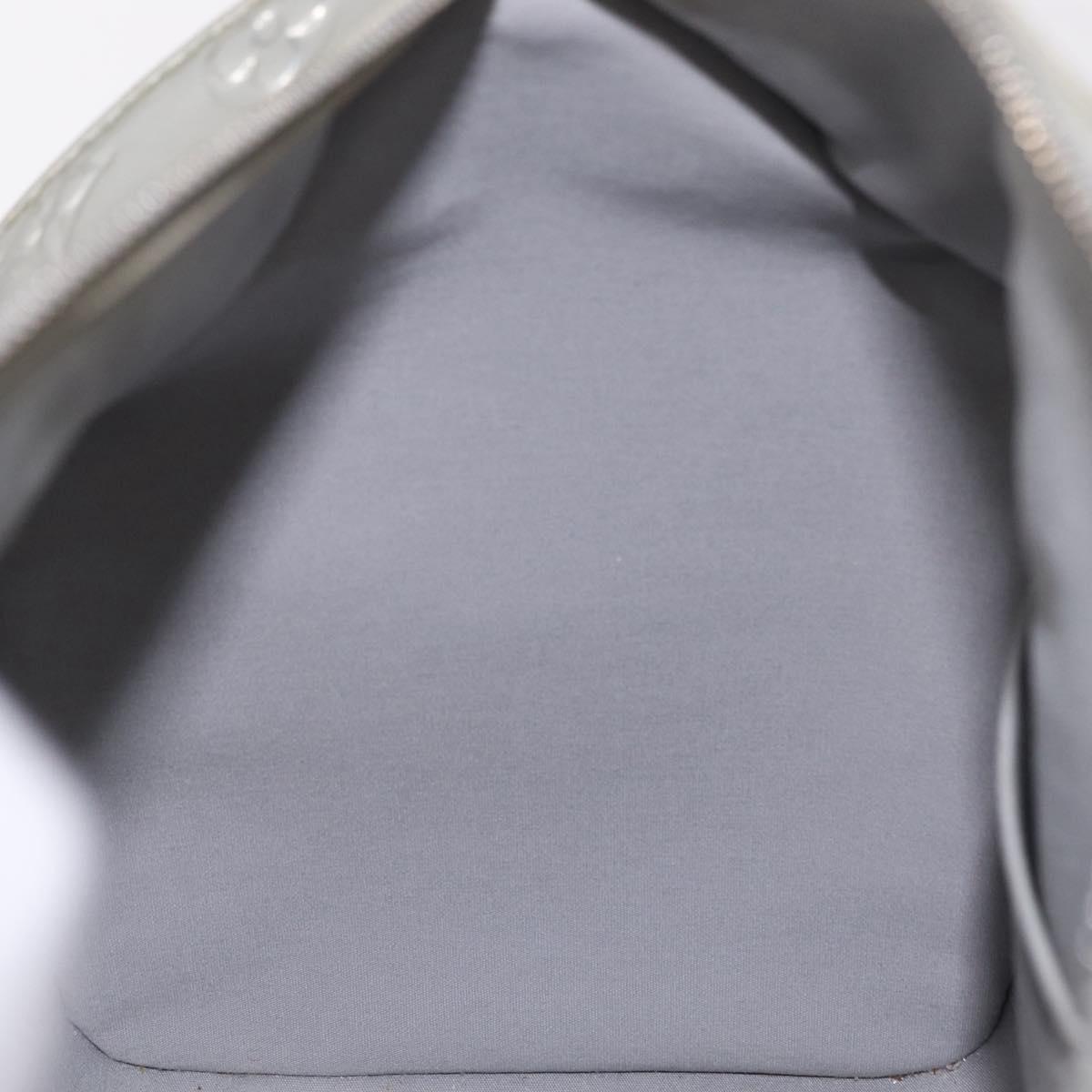 LOUIS VUITTON Monogram Miroir Speedy 30 Bag Silver Argent M95786 Auth 206125SAV
