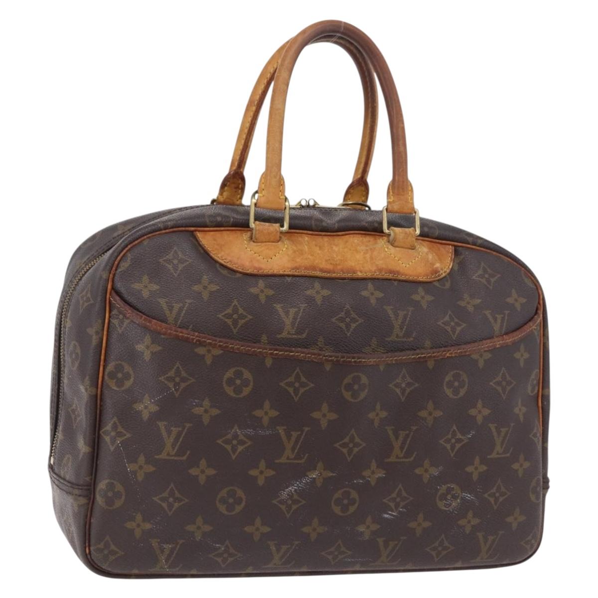 LOUIS VUITTON Monogram Deauville Hand Bag M47270 LV Auth 206135
