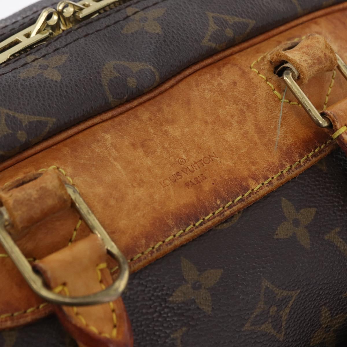 LOUIS VUITTON Monogram Deauville Hand Bag M47270 LV Auth 206135