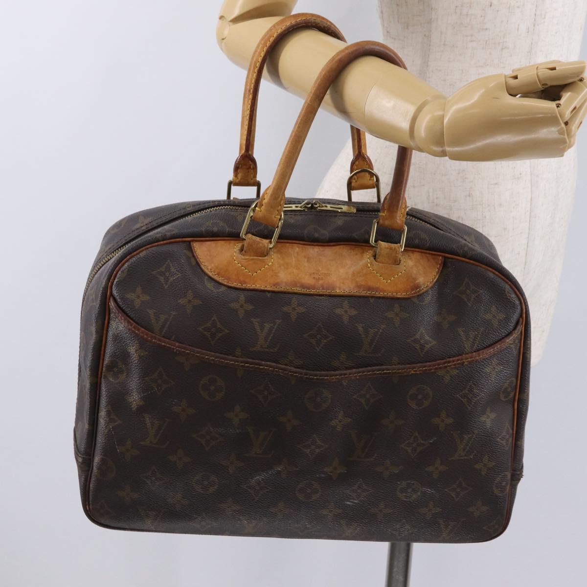 LOUIS VUITTON Monogram Deauville Hand Bag M47270 LV Auth 206135