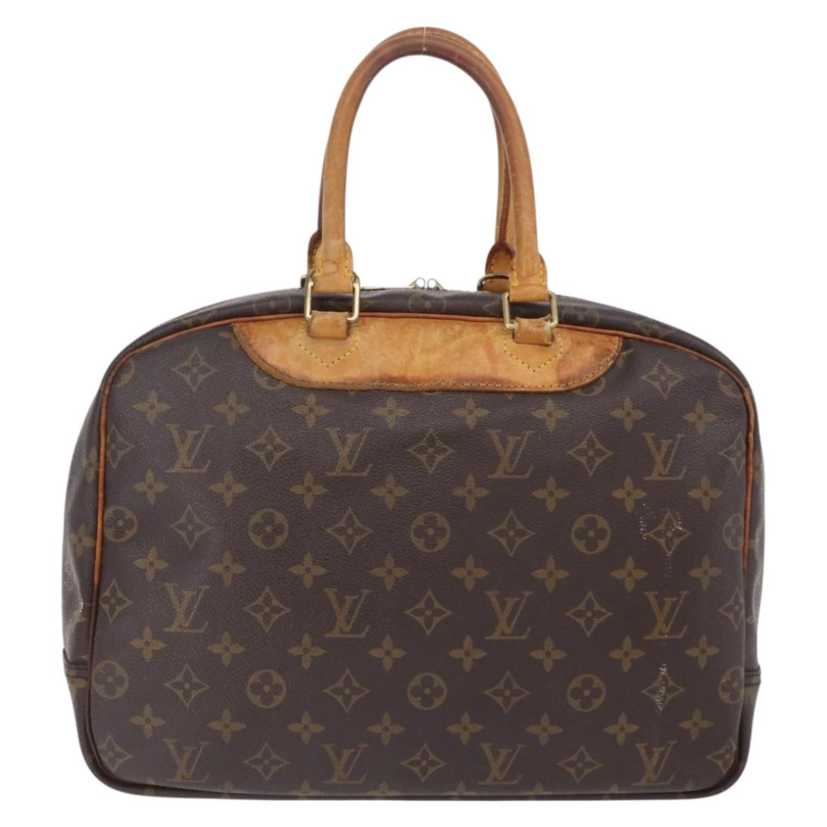 LOUIS VUITTON Monogram Deauville Hand Bag M47270 LV Auth 206135