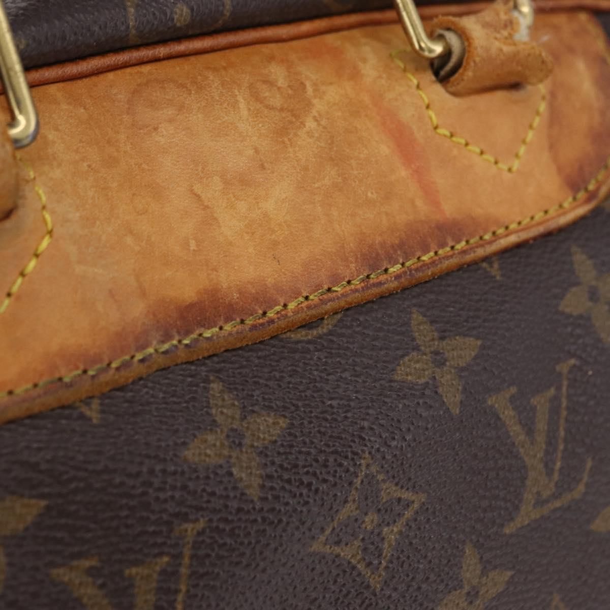 LOUIS VUITTON Monogram Deauville Hand Bag M47270 LV Auth 206135
