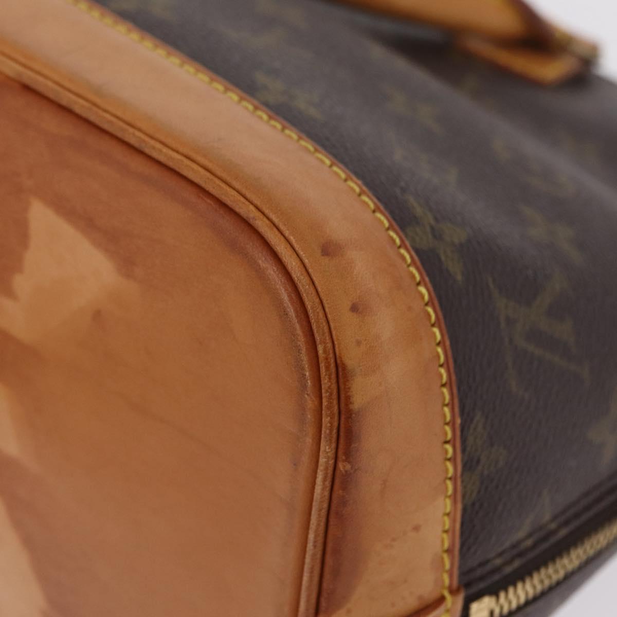 LOUIS VUITTON Monogram Alma Hand Bag M51130 LV Auth 206138A
