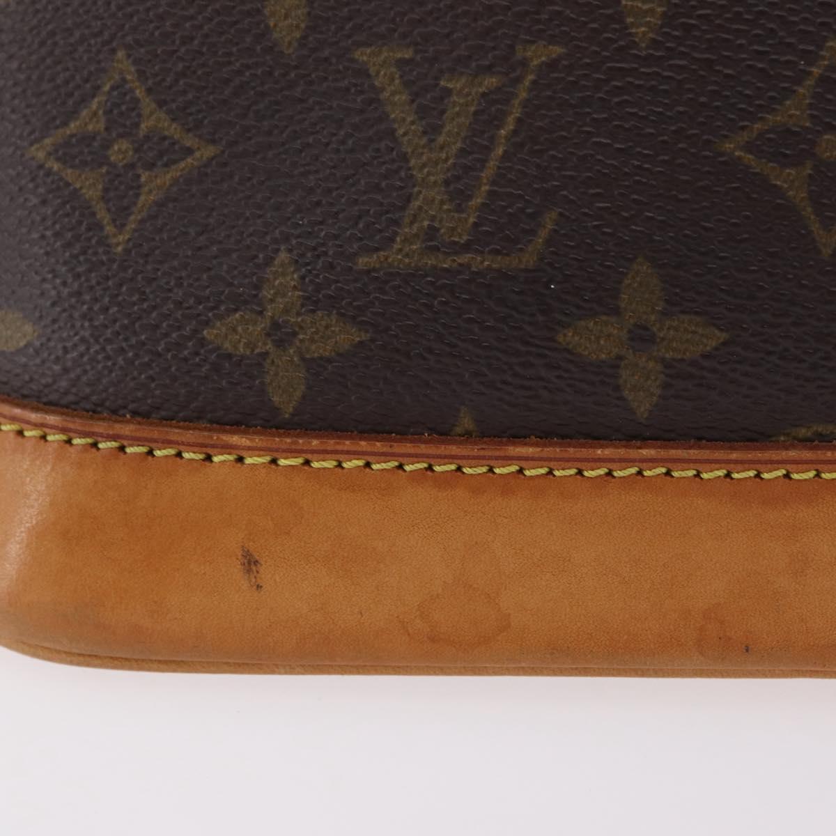 LOUIS VUITTON Monogram Alma Hand Bag M51130 LV Auth 206138A