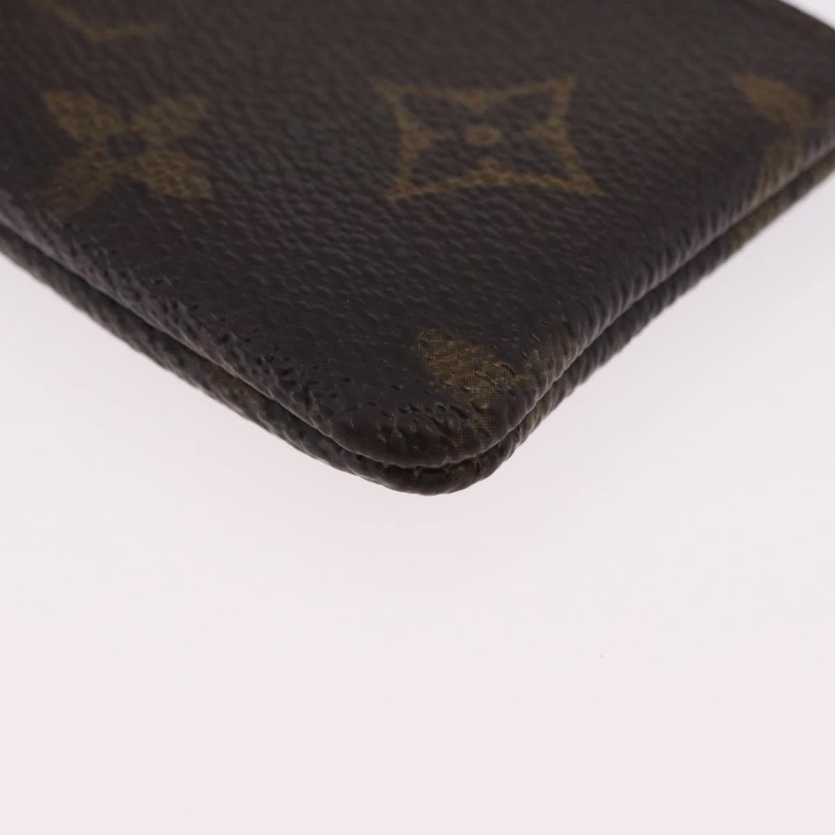 LOUIS VUITTON Monogram Pochette Cles Coin Purse M62650 LV Auth 206139