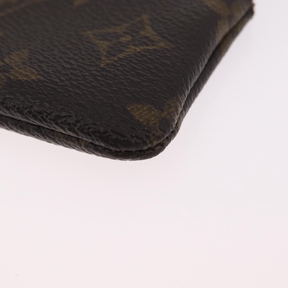 LOUIS VUITTON Monogram Pochette Cles Coin Purse M62650 LV Auth 206139