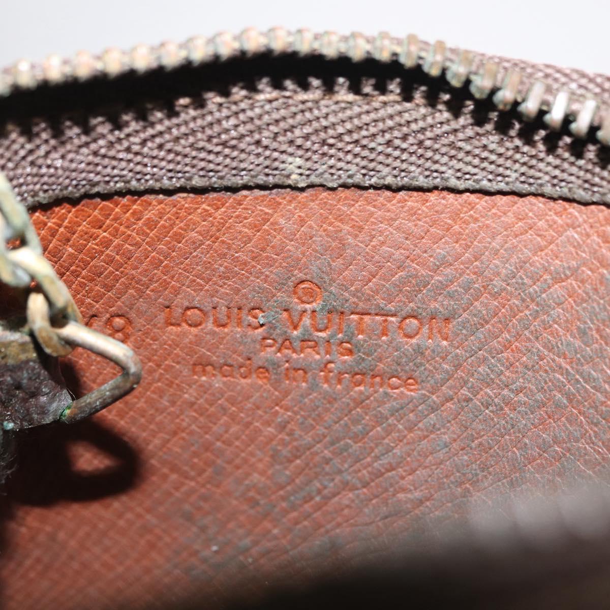 LOUIS VUITTON Monogram Pochette Cles Coin Purse M62650 LV Auth 206139