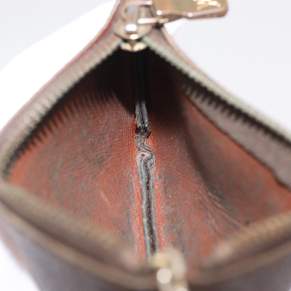 LOUIS VUITTON Monogram Pochette Cles Coin Purse M62650 LV Auth 206139