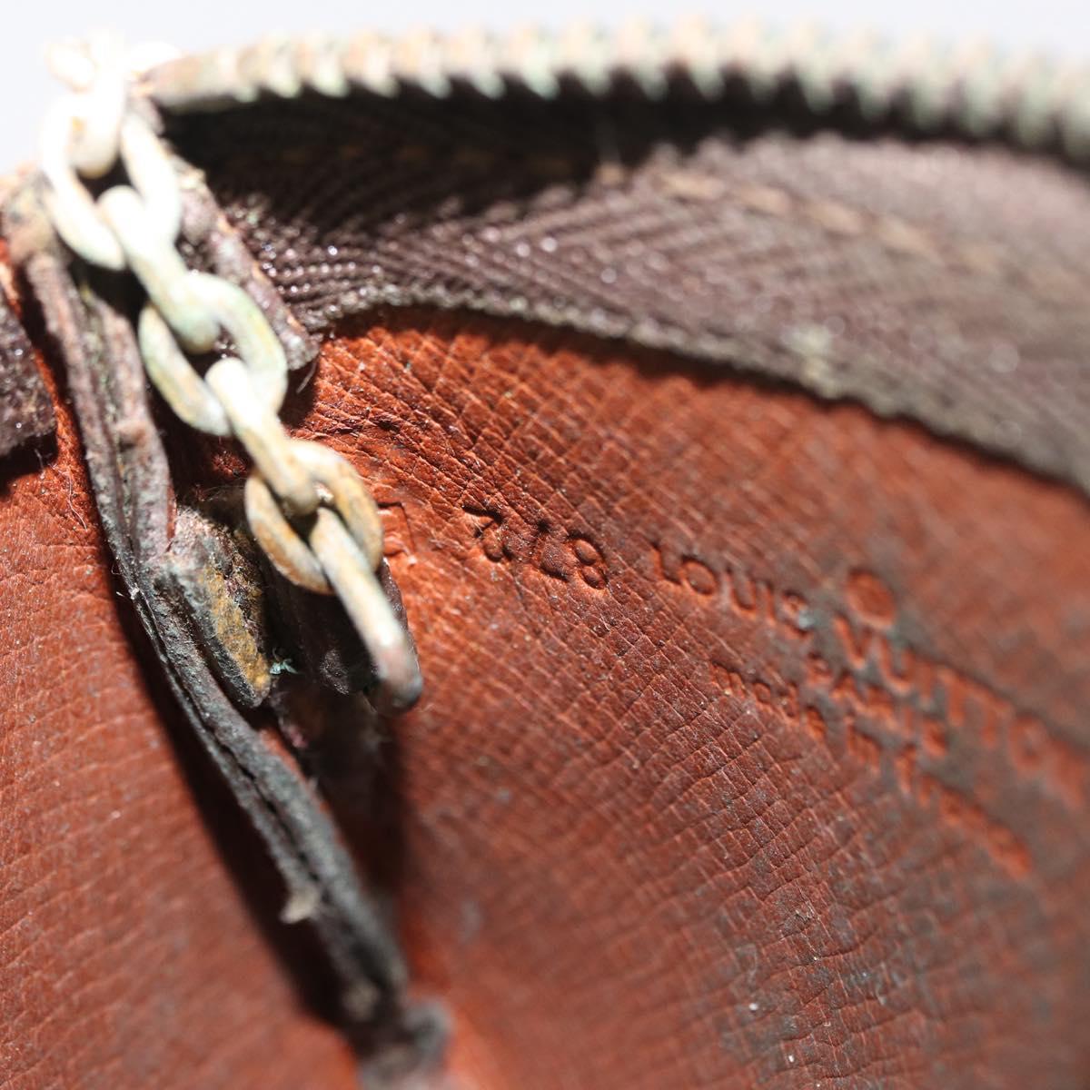 LOUIS VUITTON Monogram Pochette Cles Coin Purse M62650 LV Auth 206139