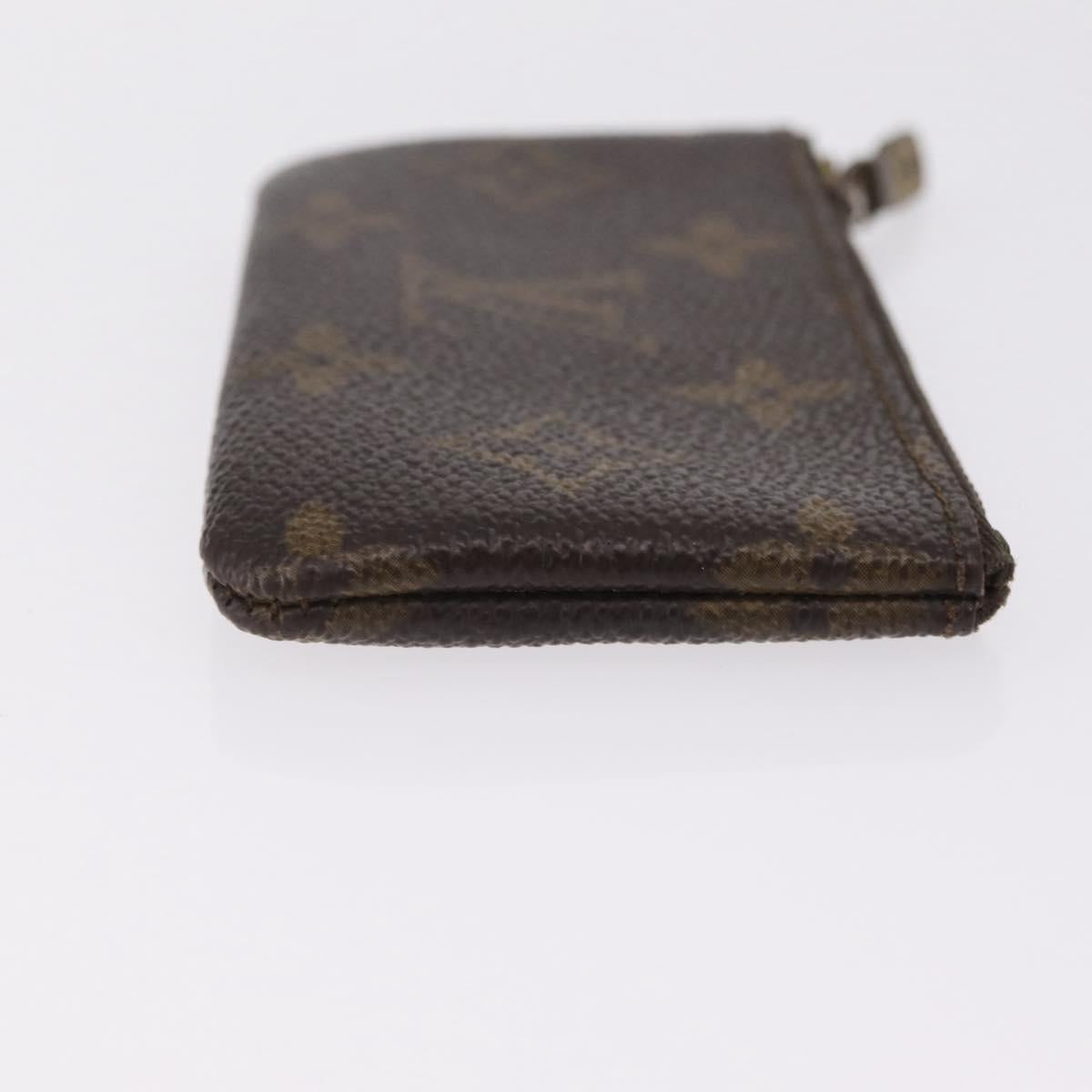 LOUIS VUITTON Monogram Pochette Cles Coin Purse M62650 LV Auth 206139