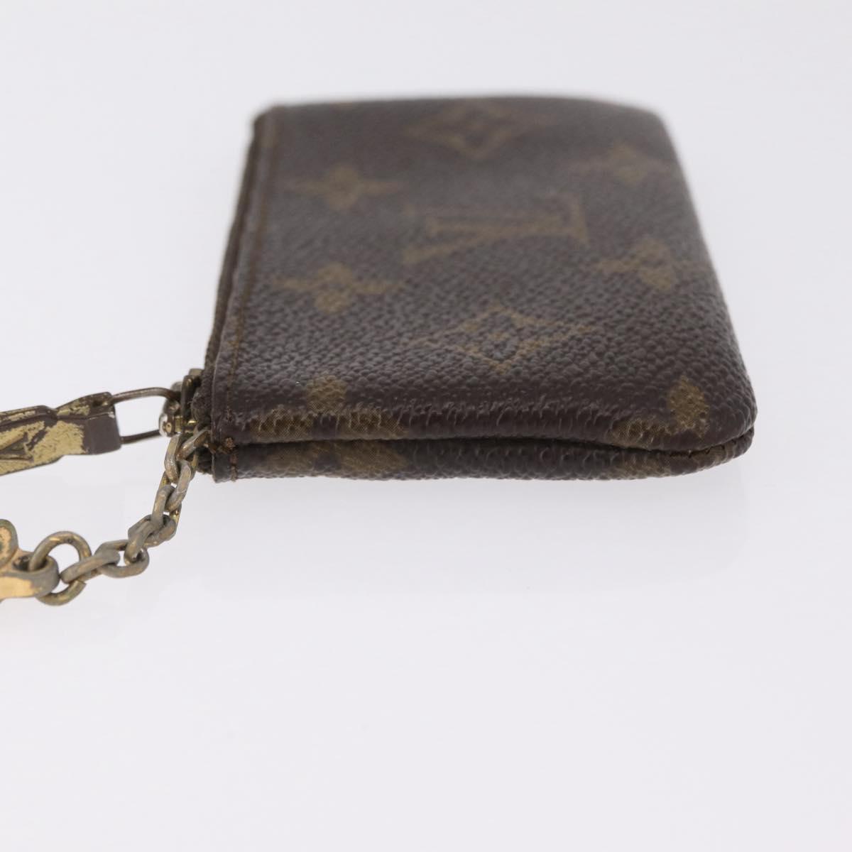 LOUIS VUITTON Monogram Pochette Cles Coin Purse M62650 LV Auth 206139